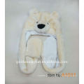 Chapéu de inverno para crianças com tampa de design de panda